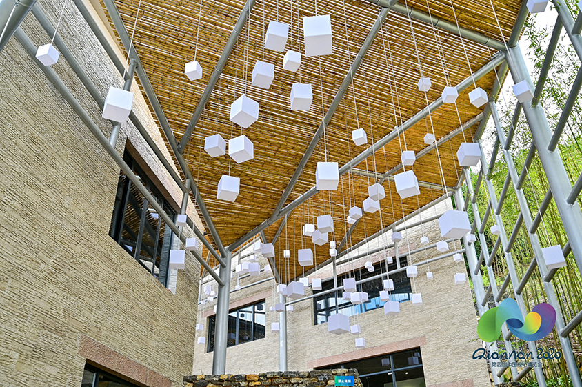 貴州綠博園場館選用錦埴軟瓷做為外飾面材料