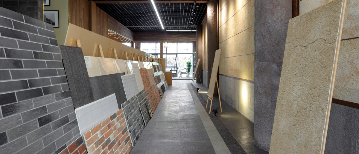 軟瓷展示廳-錦埴軟瓷-軟瓷磚-軟瓷柔性石材-外墻軟瓷磚